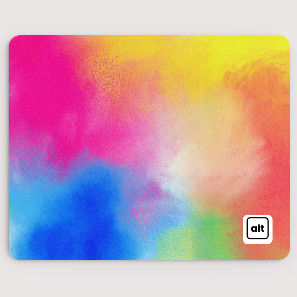 Rainbow Watercolor Mousepad