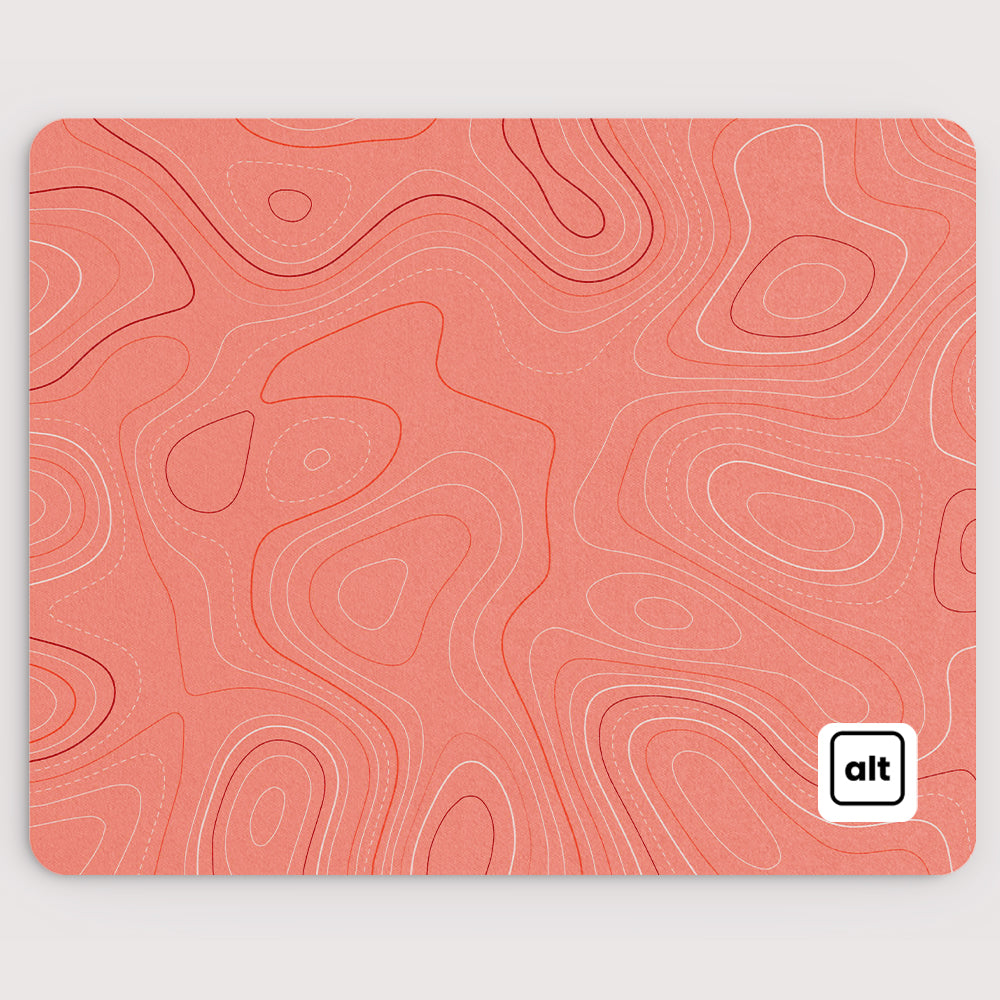 Peach Damascus Mousepad