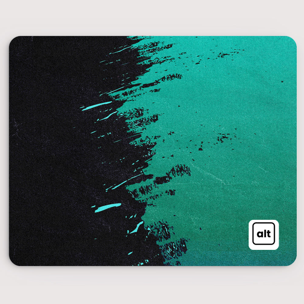 Teal Paint Spill