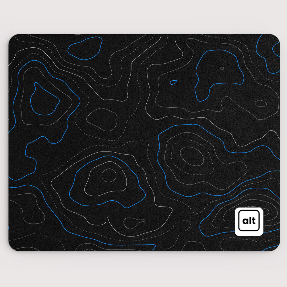 Dark Inverted Blue Damascus
