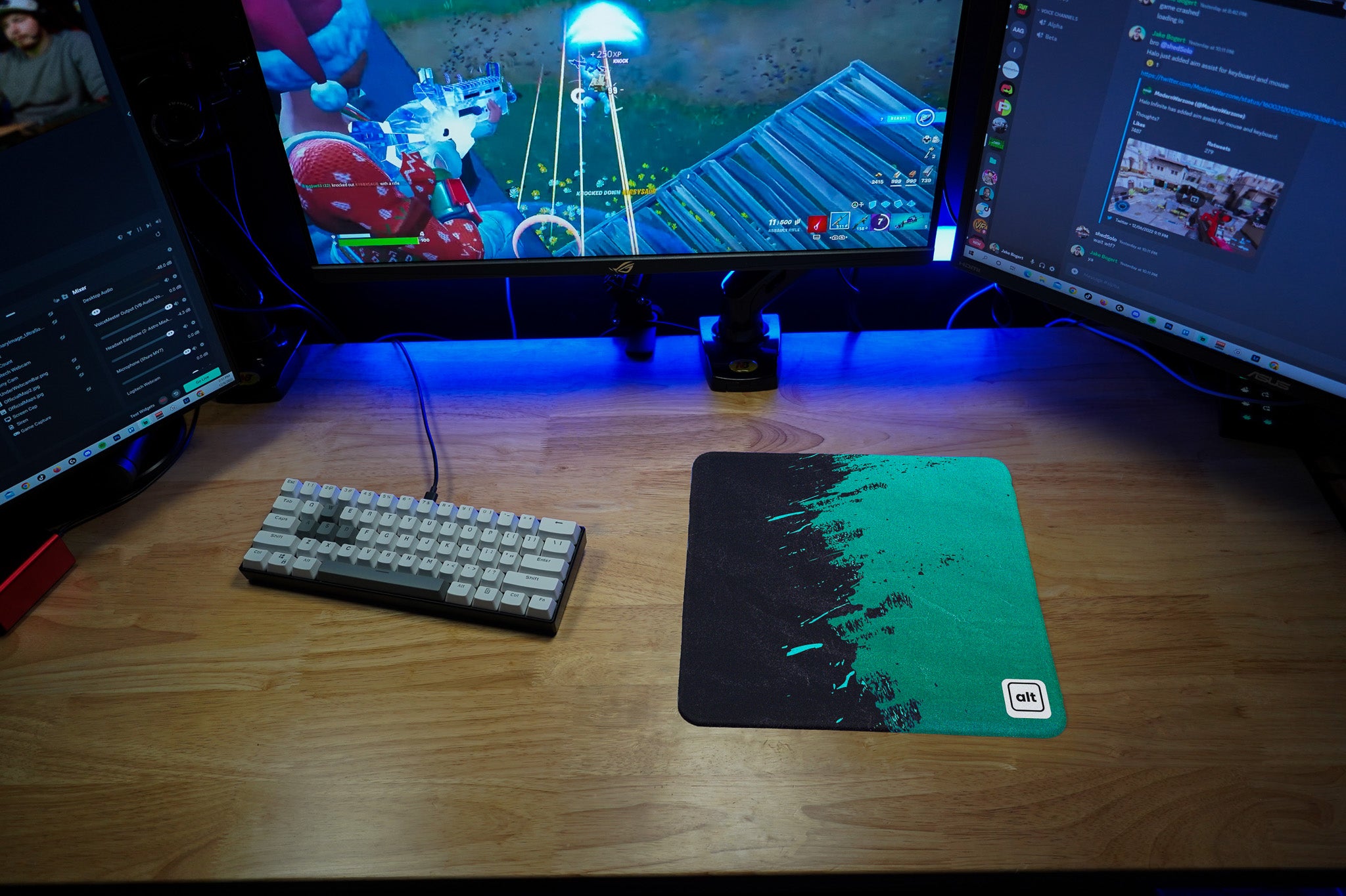 Teal Paint Spill