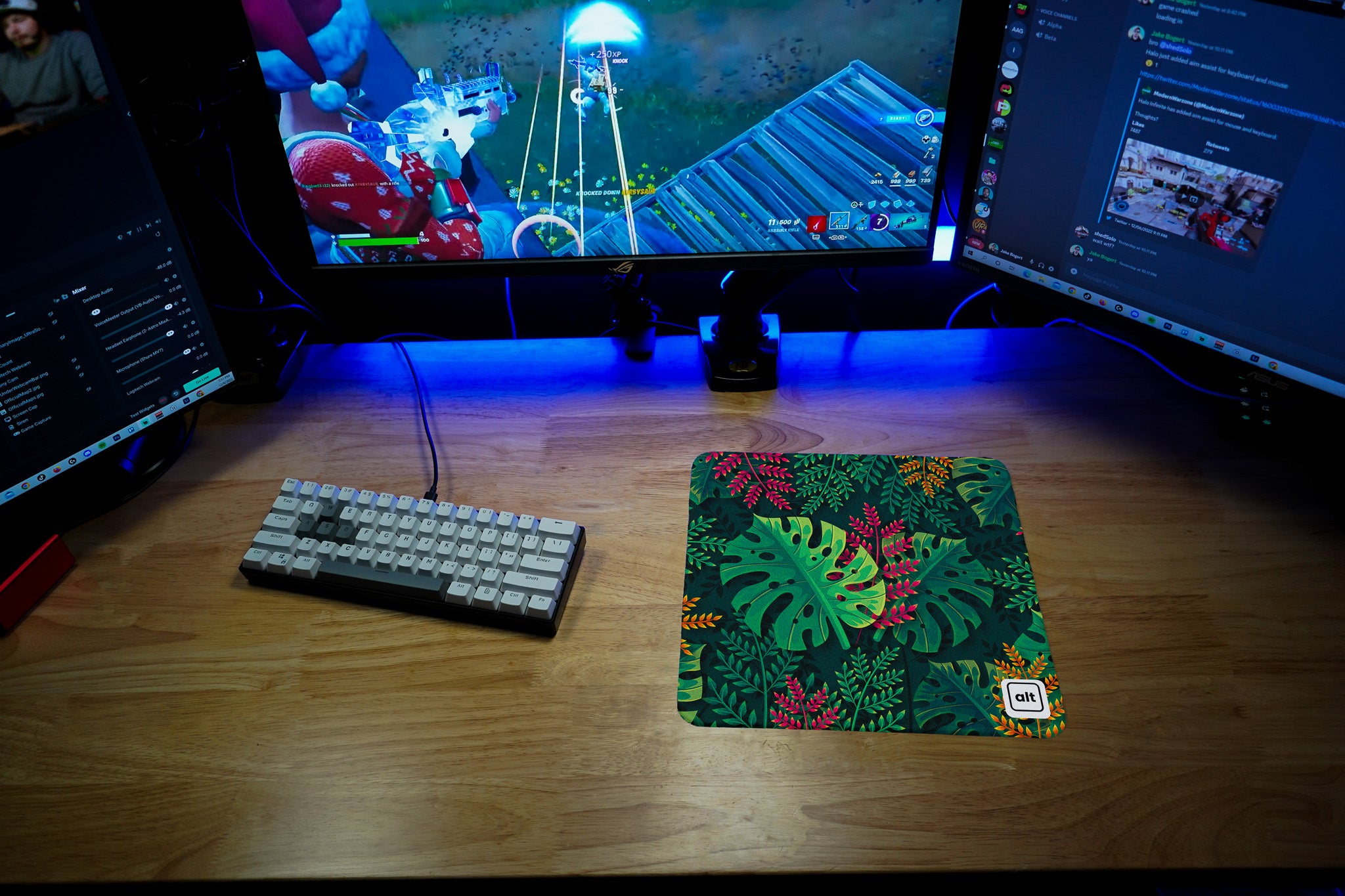 Tropical Leaves Mousepad