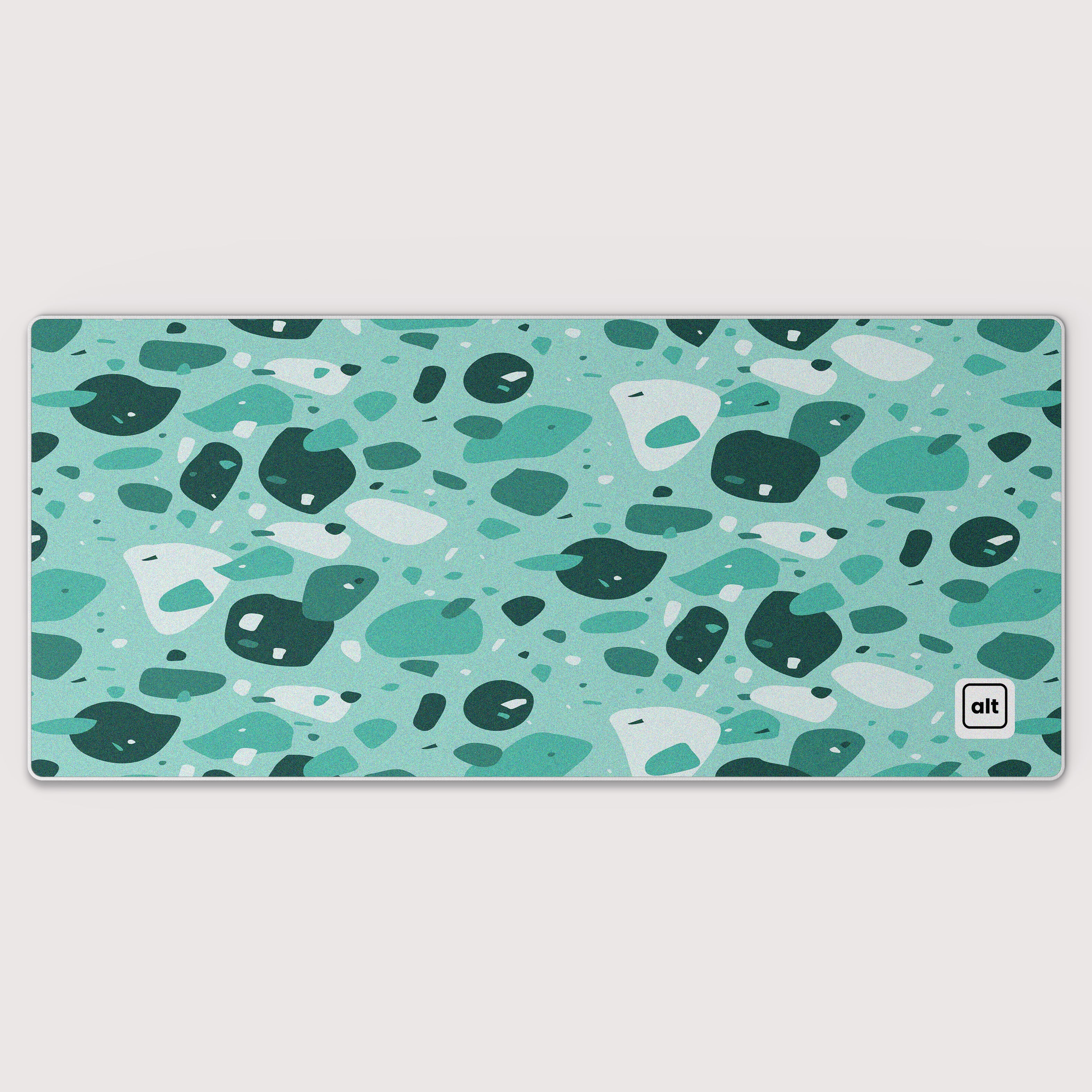 Blue Terrazzo Mousepad