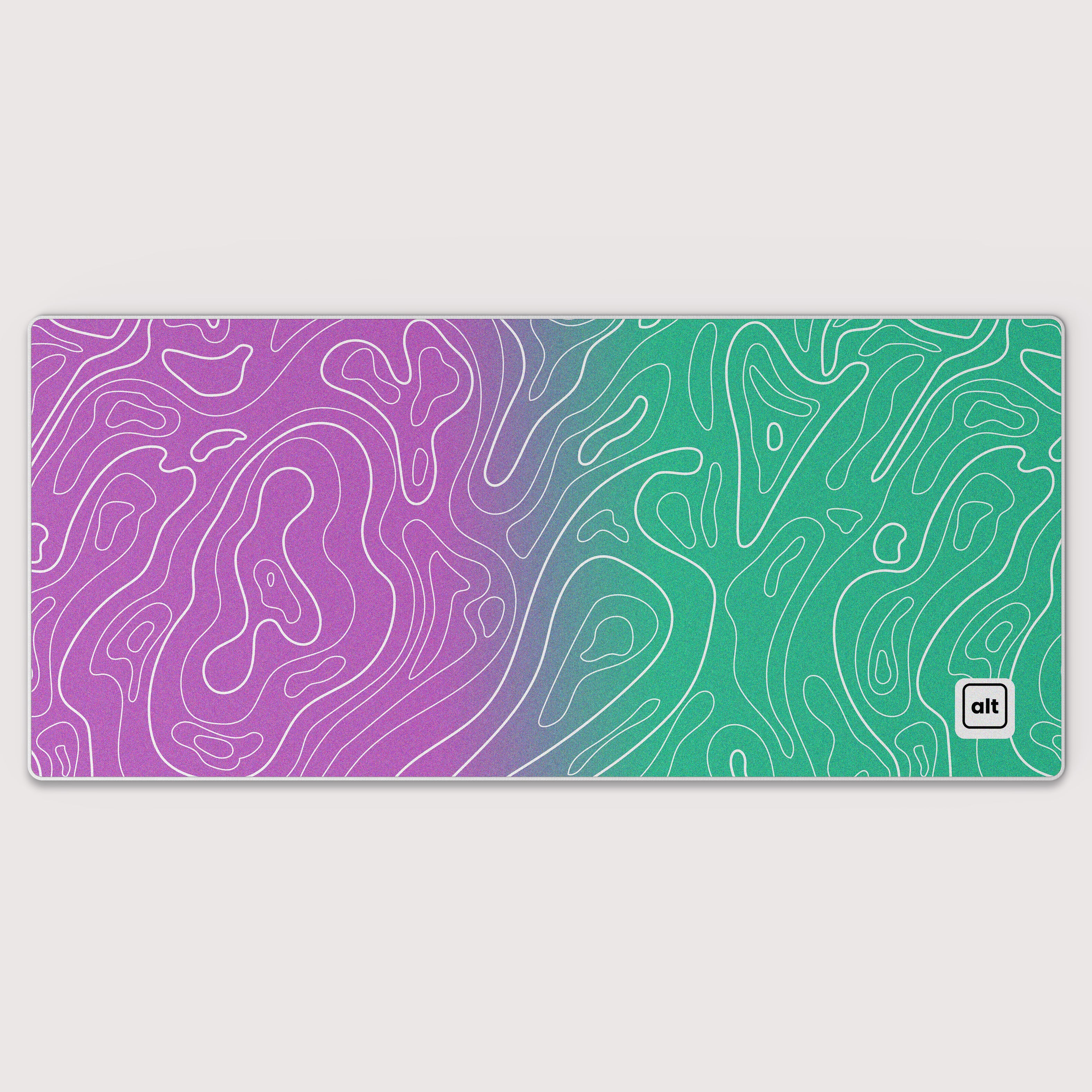 Mermaid Ombre Damascus Mousepad