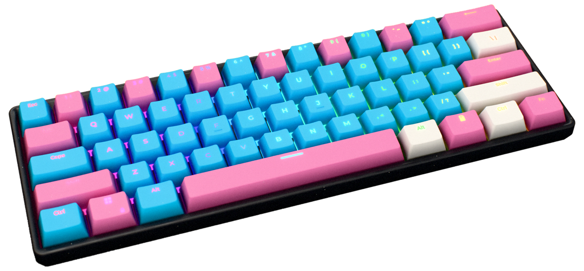 Cotton Candy 60% gaming keyboard