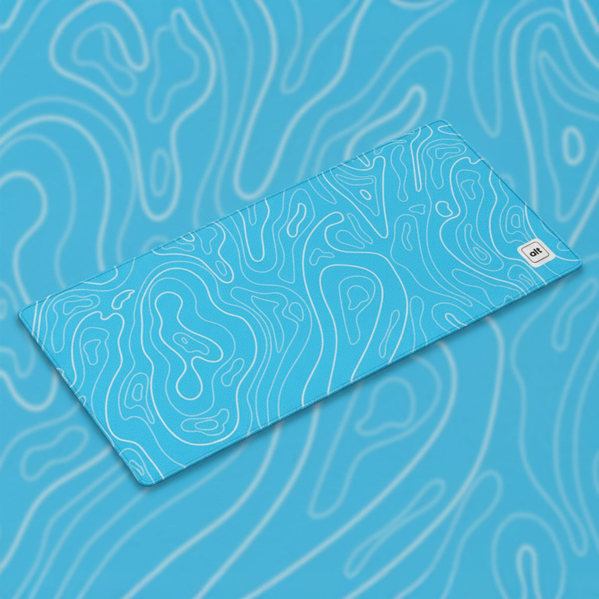 Blue Damascus Mousepad - [alt_customs]