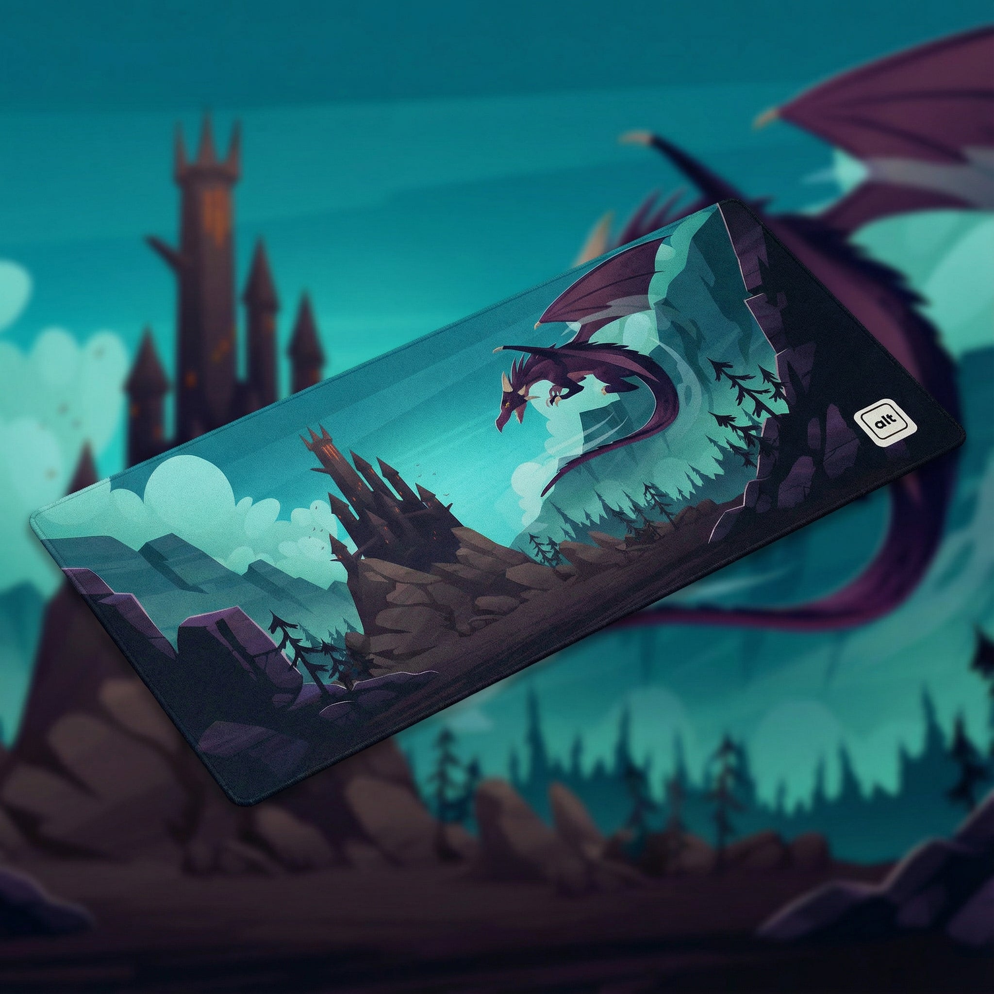 Dragon Invasion Mousepad - [alt_customs]