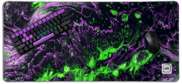 Purple Green Lava Mousepad