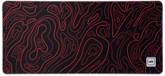 Red Black Damascus Mousepad