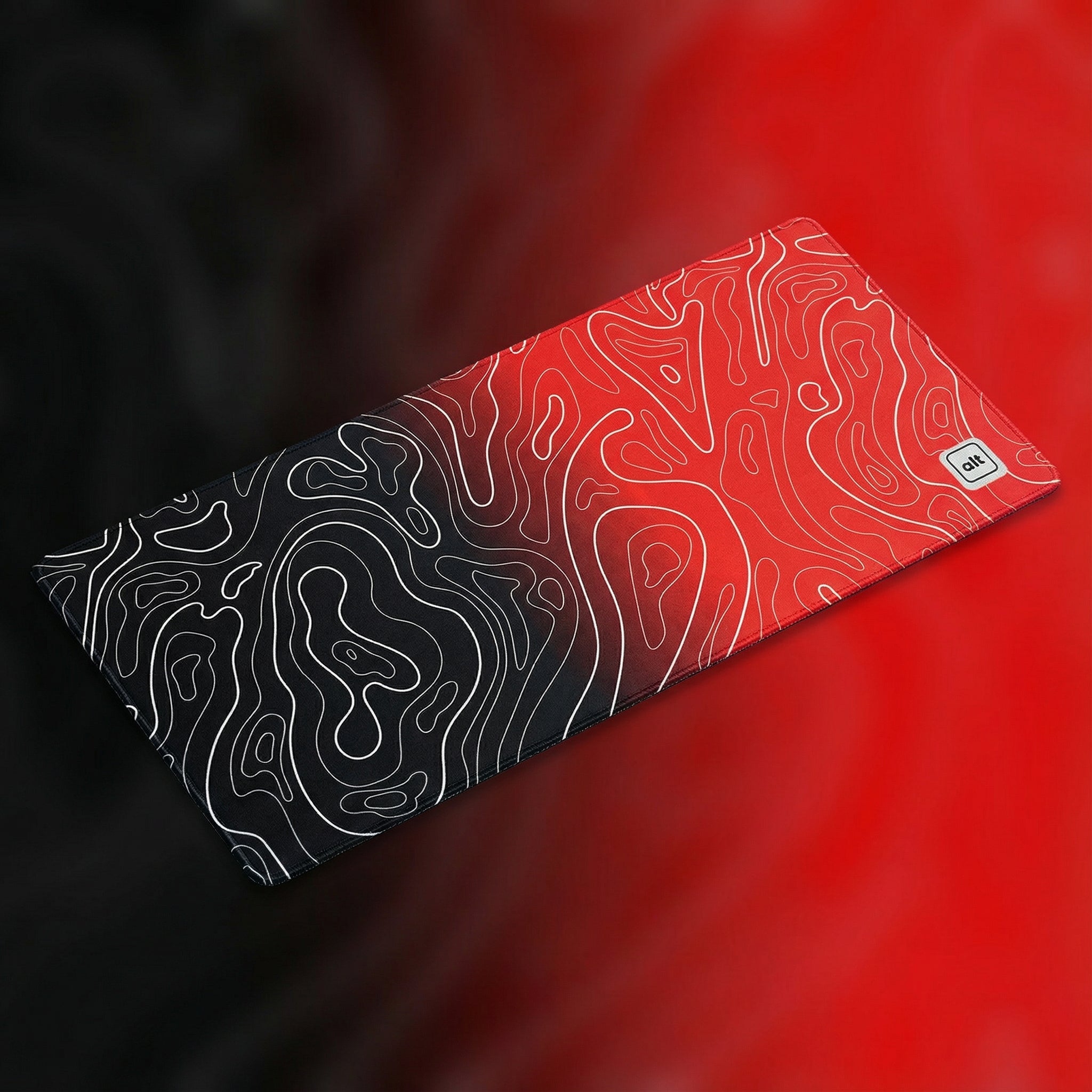 Flamin Ombre Damascus Mousepad - [alt_customs]