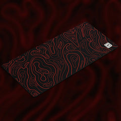 Red Black Damascus Mousepad - [alt_customs]