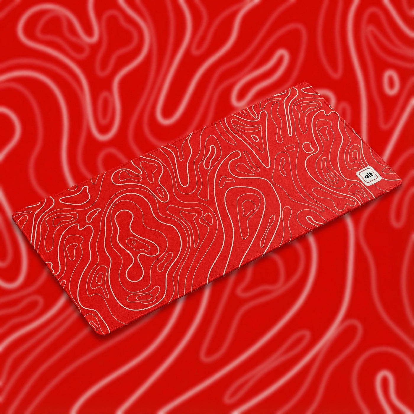 Red Damascus Mousepad - [alt_customs]