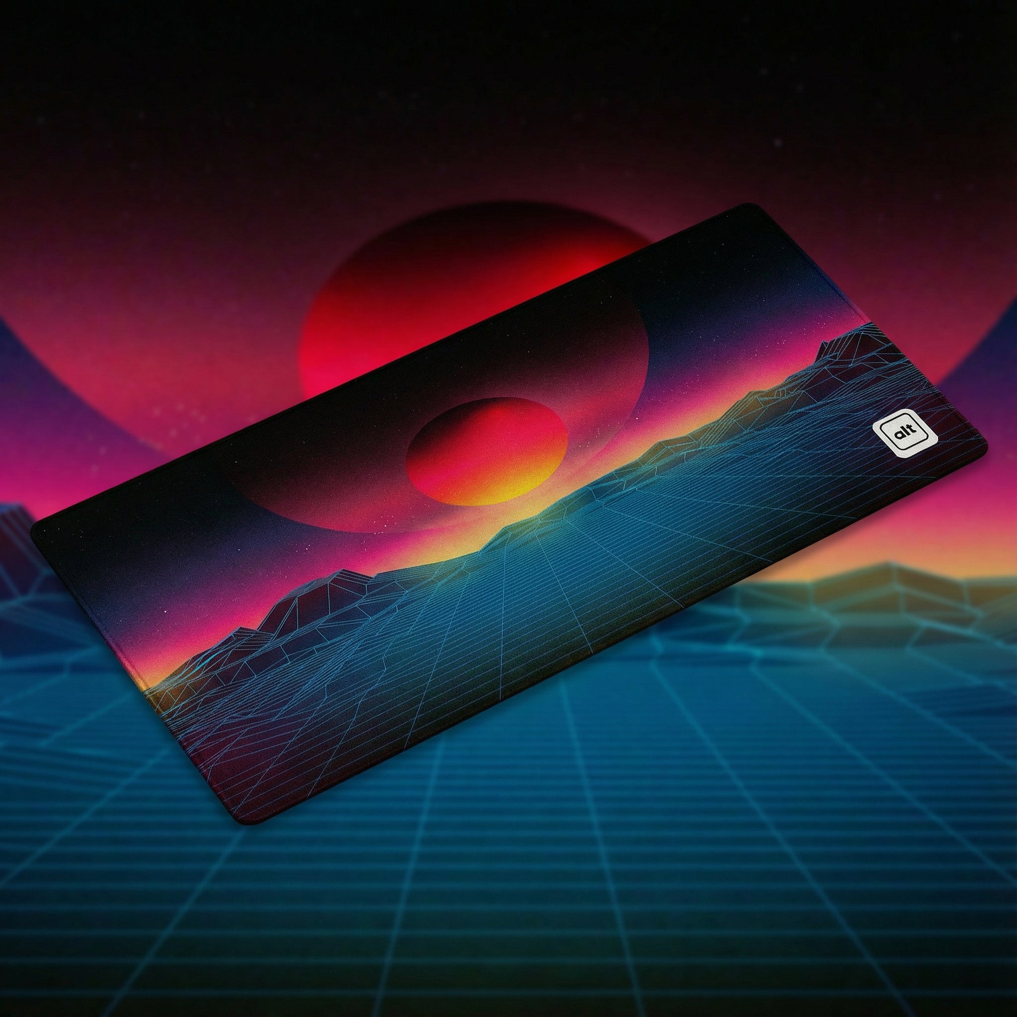 Synth Waves Mousepad - [alt_customs]