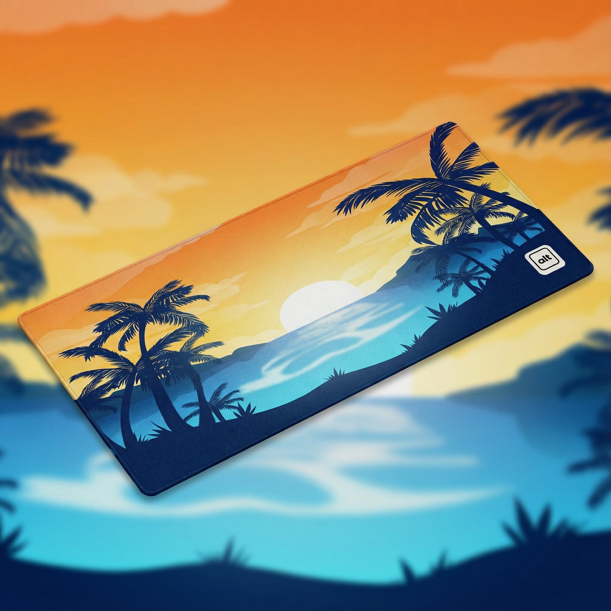 Tropical Sunrise Mousepad - [alt_customs]