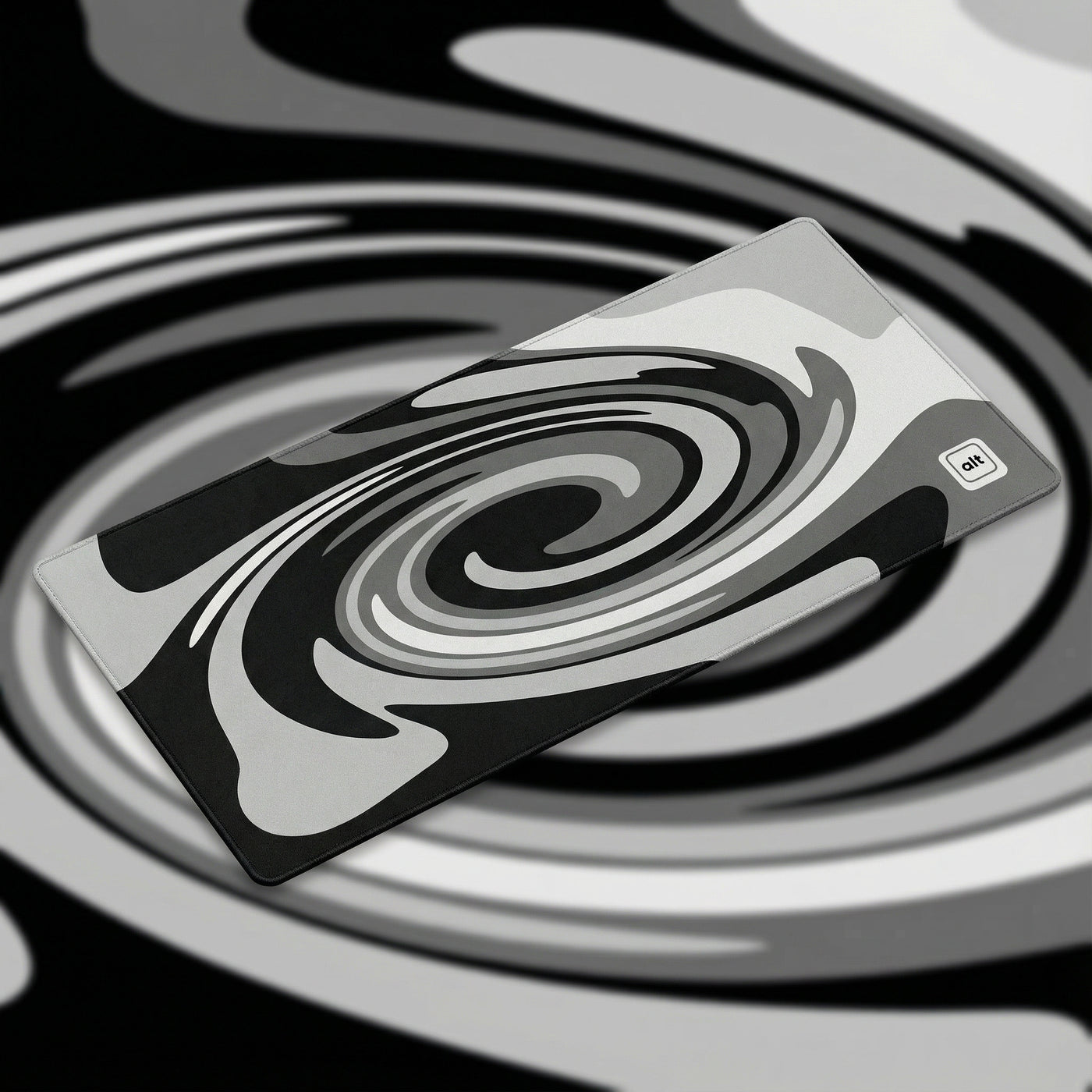 Twisted Grayscale Mousepad - [alt_customs]