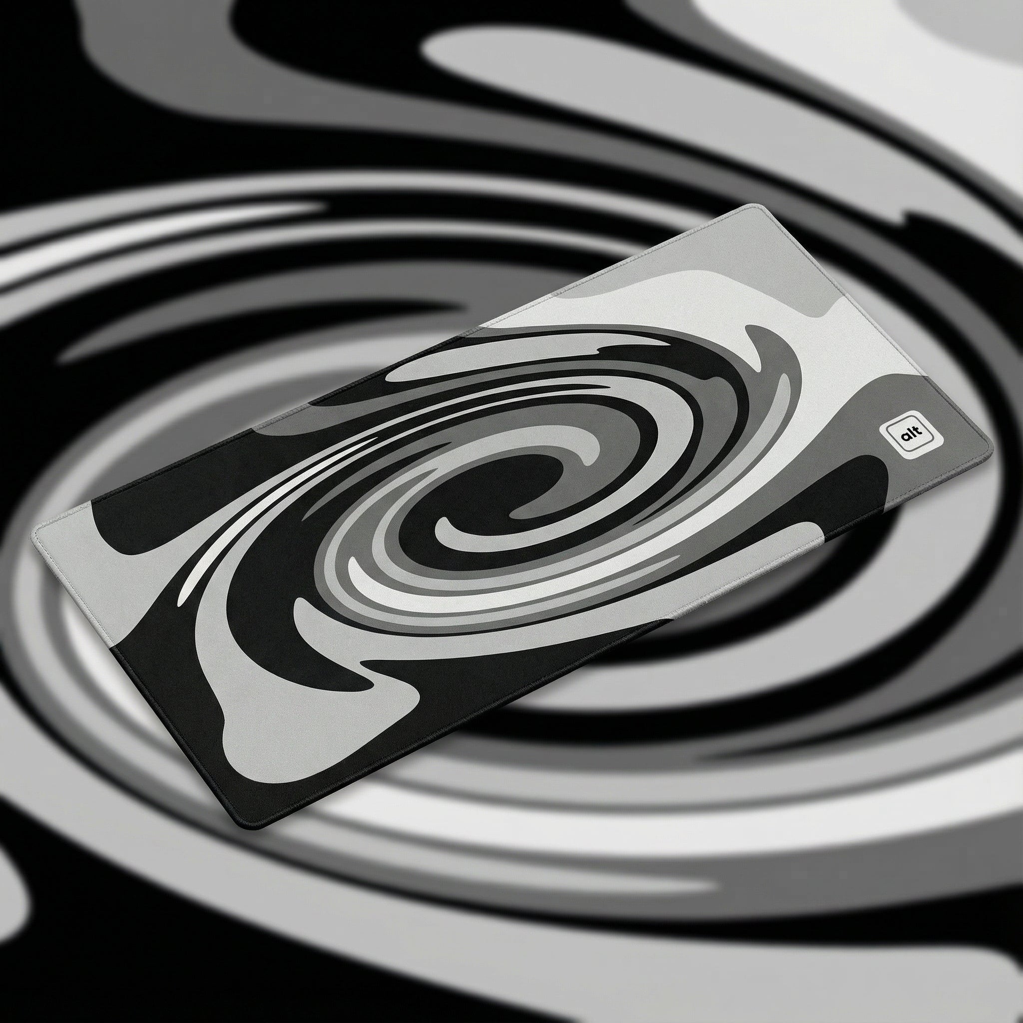 Twisted Grayscale Mousepad - [alt_customs]