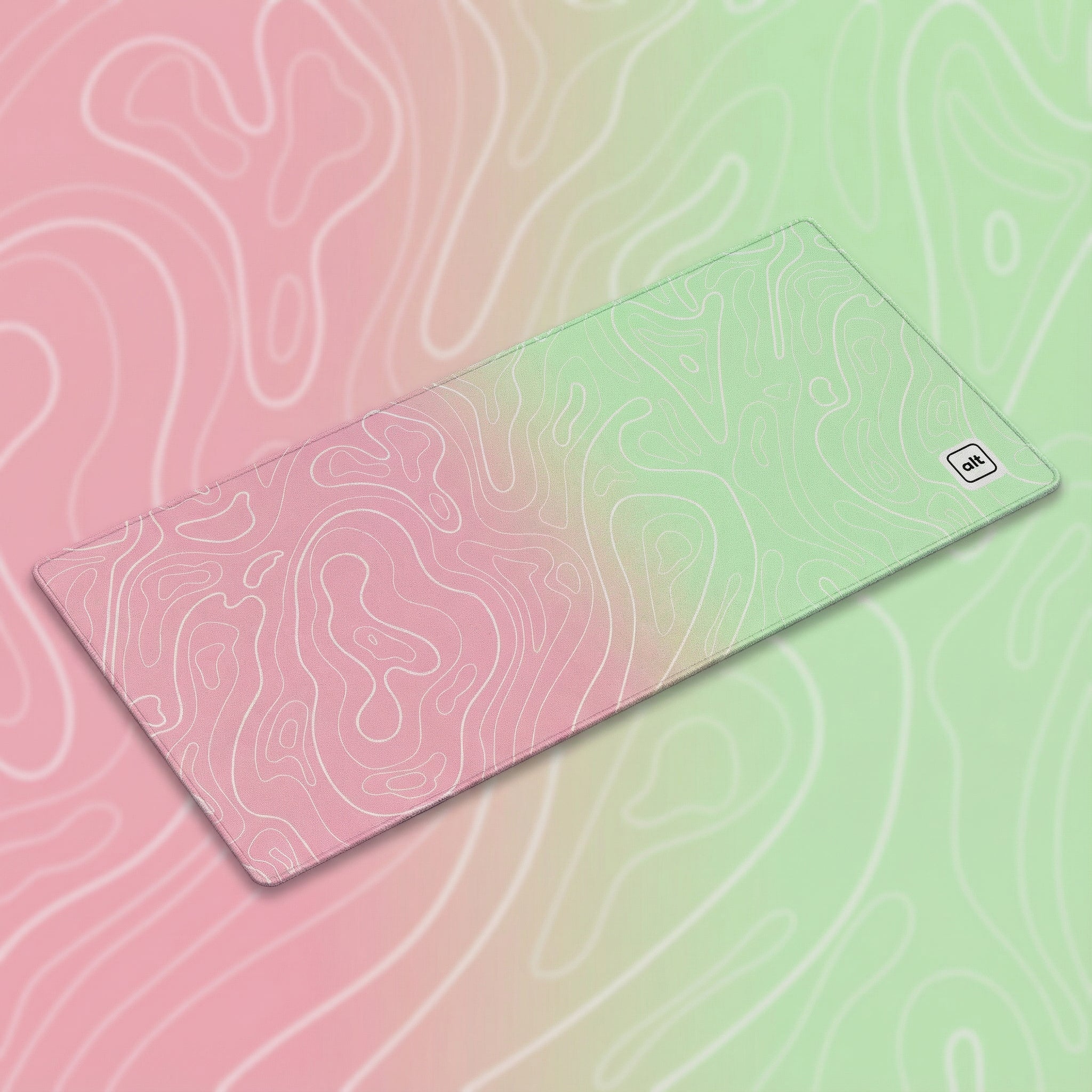 Watermelon Ombre Damascus Mousepad - [alt_customs]
