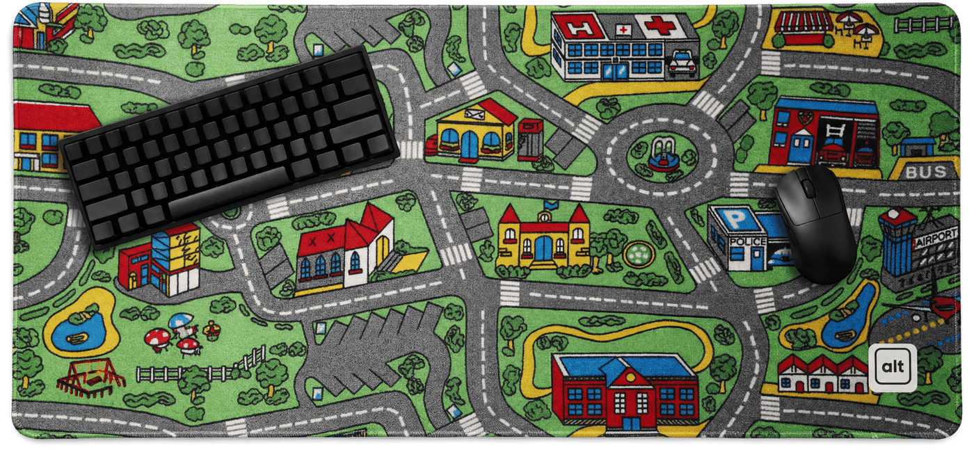 Retro Cars Mat Mousepad