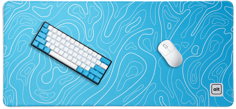 Blue Damascus Mousepad