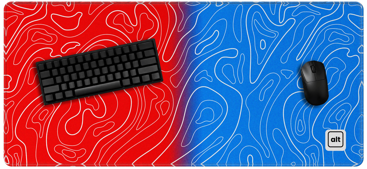 Webslinger Ombre Damascus Mousepad - [alt_customs]