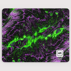 Purple Green Lava Mousepad - [alt_customs]