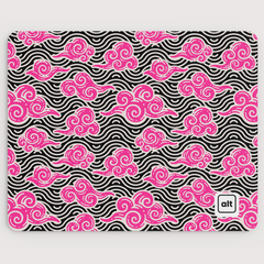 Pink Anime Clouds Mousepad - [alt_customs]