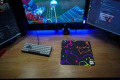 Neon Splash Mousepad - [alt_customs]
