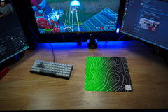 Shamrock Ombre Damascus Mousepad - [alt_customs]