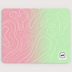 Watermelon Ombre Damascus Mousepad - [alt_customs]
