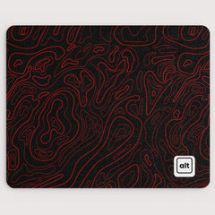 Red Black Damascus Mousepad - [alt_customs]