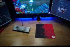 Red Paint Spill Mousepad - [alt_customs]