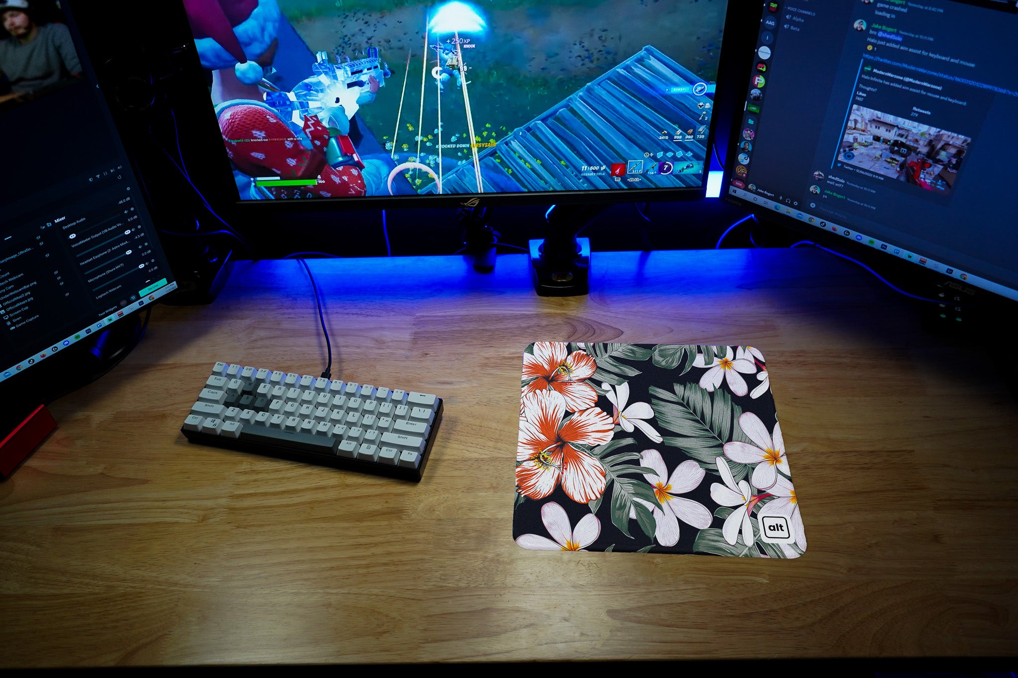 Blooming Flowers Mousepad