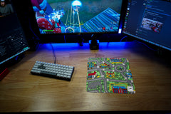 Retro Cars Mat Mousepad - [alt_customs]