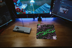 Purple Green Lava Mousepad - [alt_customs]