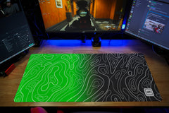 Shamrock Ombre Damascus Mousepad - [alt_customs]