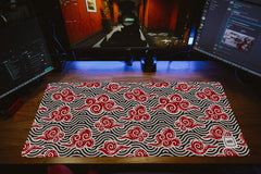 Red Anime Clouds Mousepad - [alt_customs]