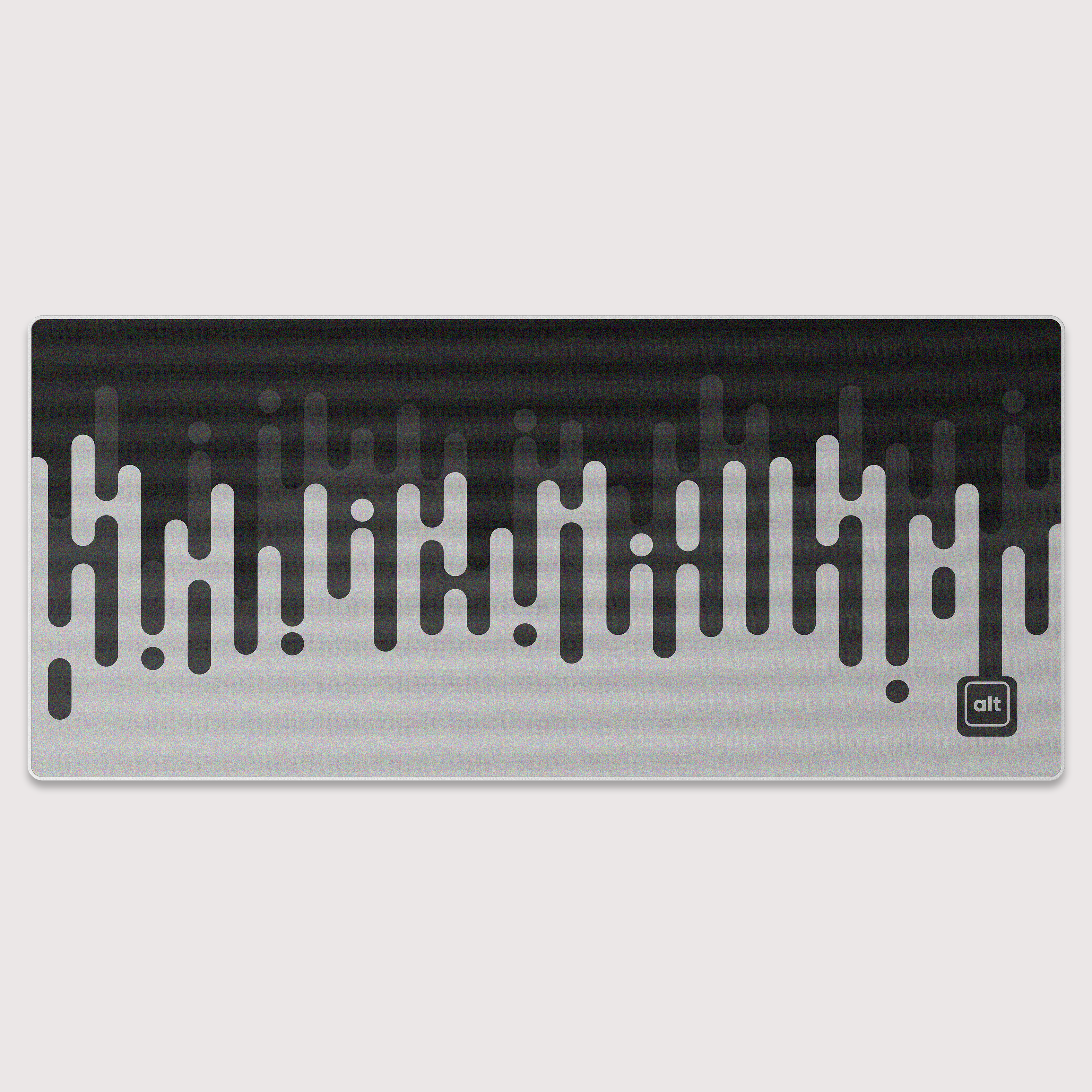 Linear Waves Monochrome Mousepad