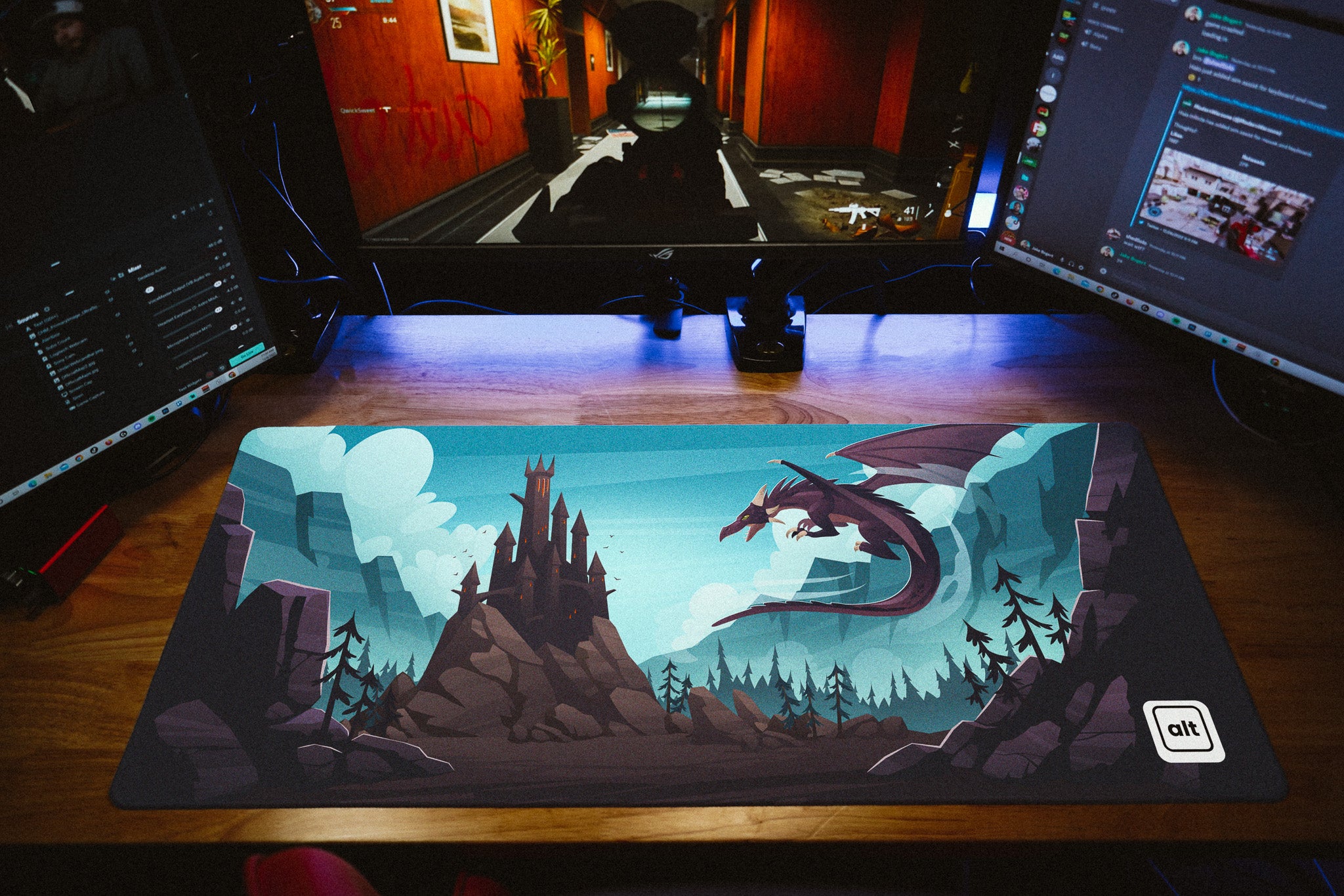 Dragon Invasion Mousepad