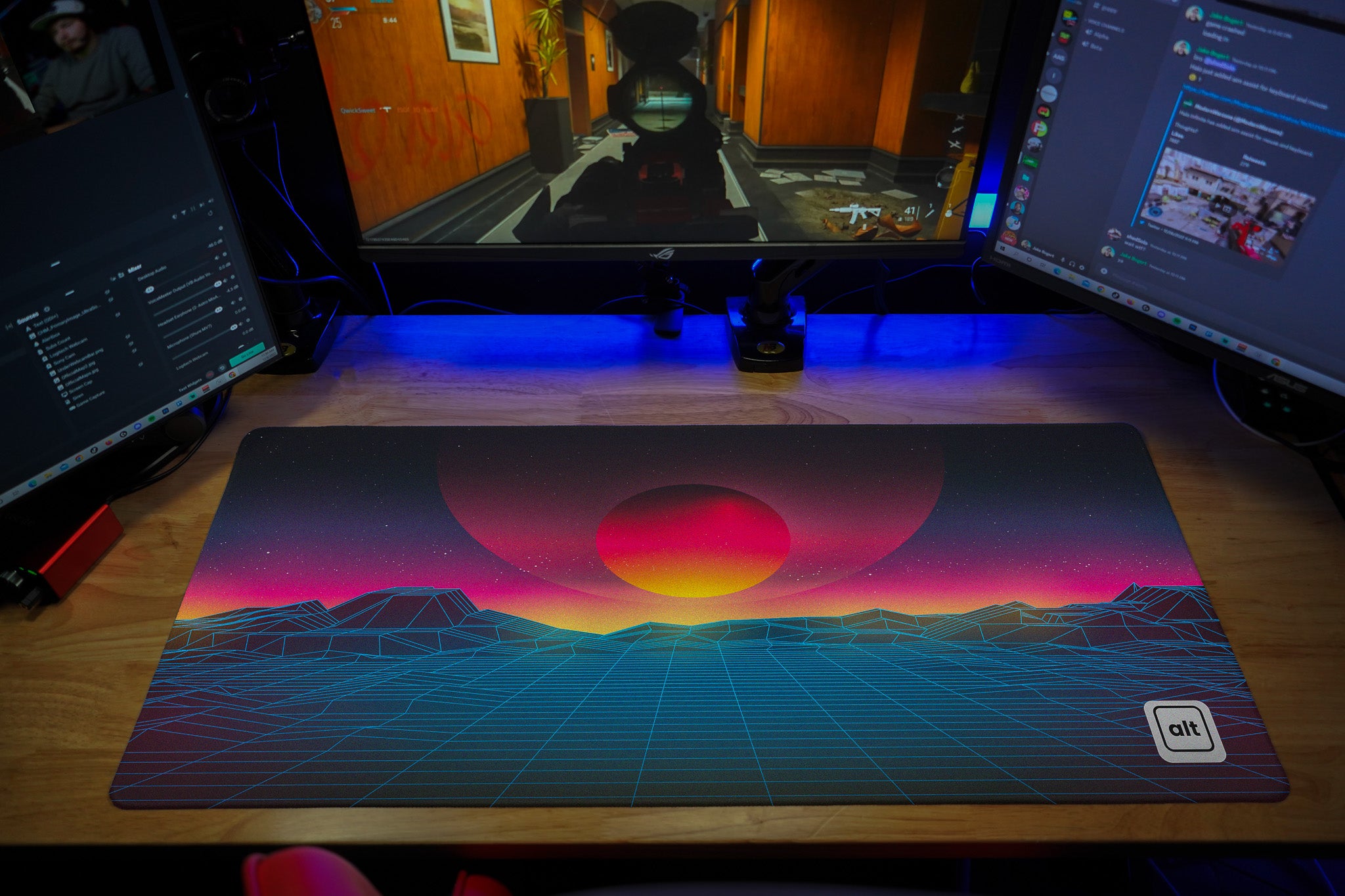 Synth Waves Mousepad