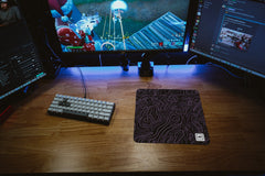 Purple Black Damascus Mousepad - [alt_customs]