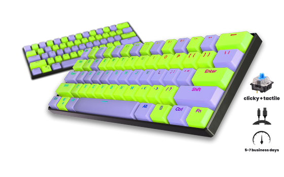 Gamma T1 Pro 60% Gaming Keyboard - Gaming Keyboards