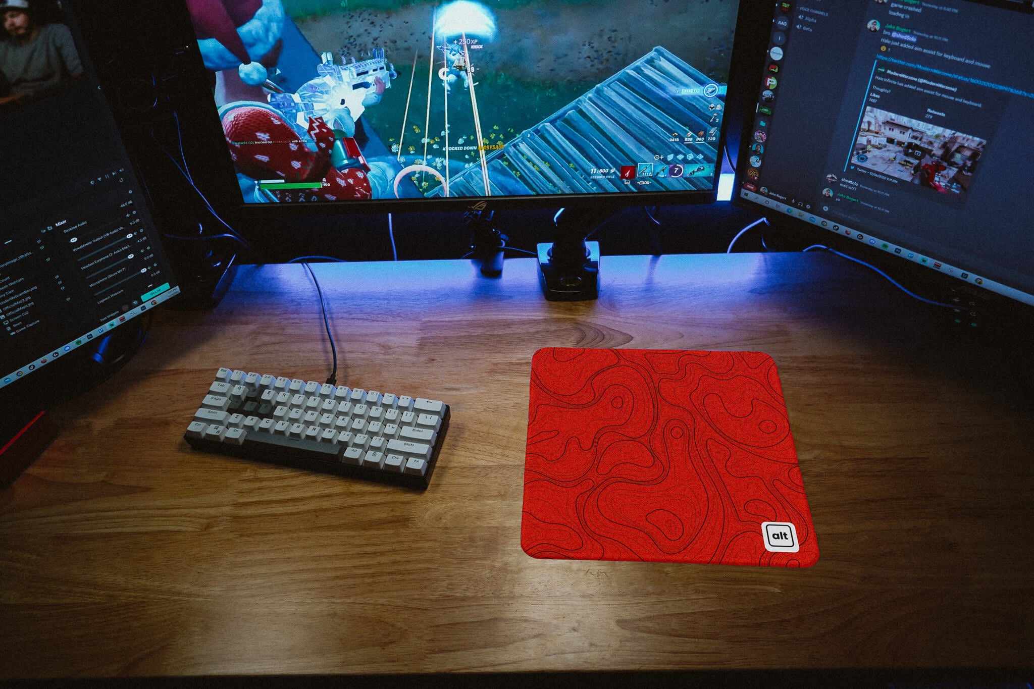 Red Region Mousepad