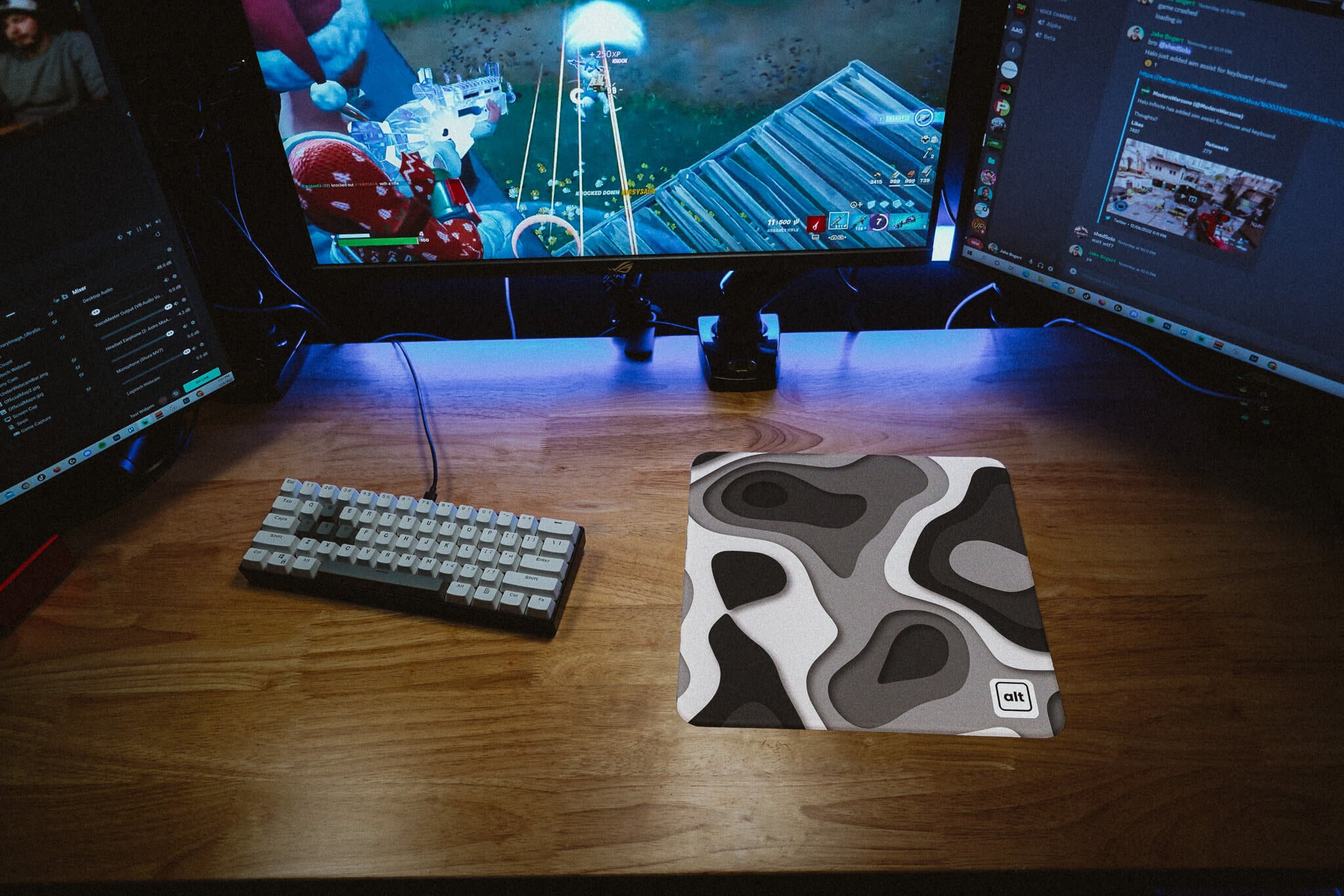 Topo Monochrome Mousepad