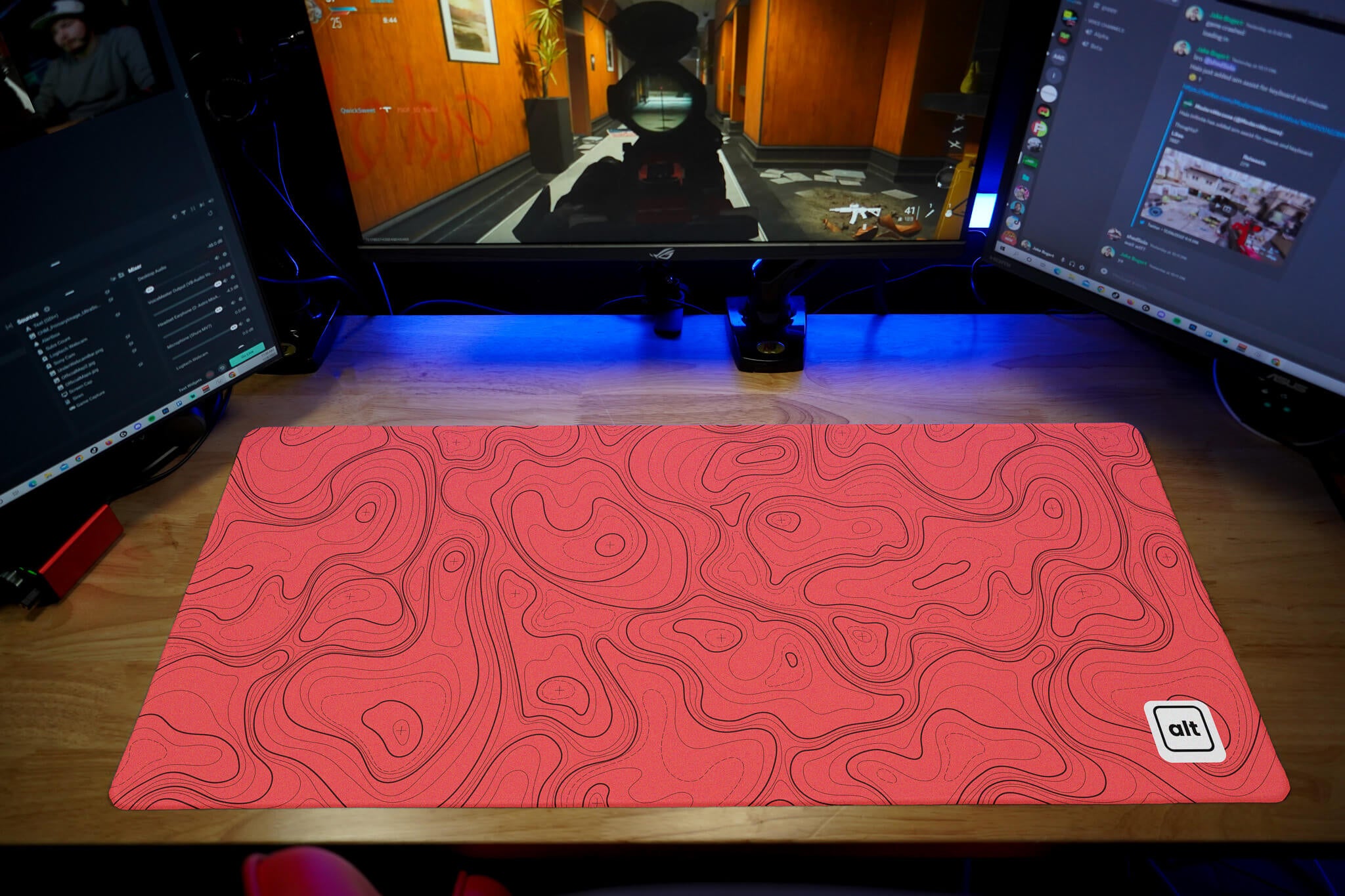 Red Region Mousepad