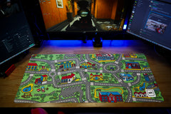 Retro Cars Mat Mousepad - [alt_customs]