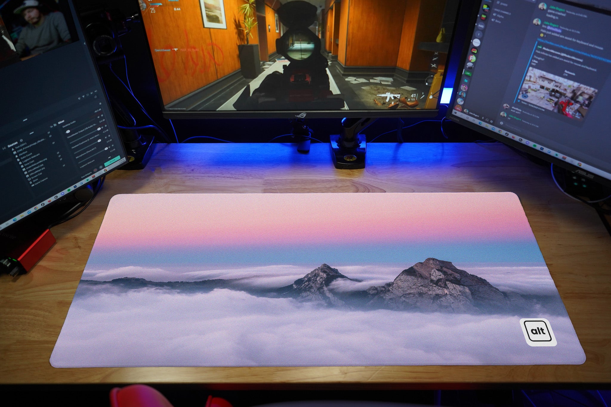 Foggy Mountains Mousepad