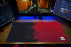 Red Paint Spill Mousepad - [alt_customs]