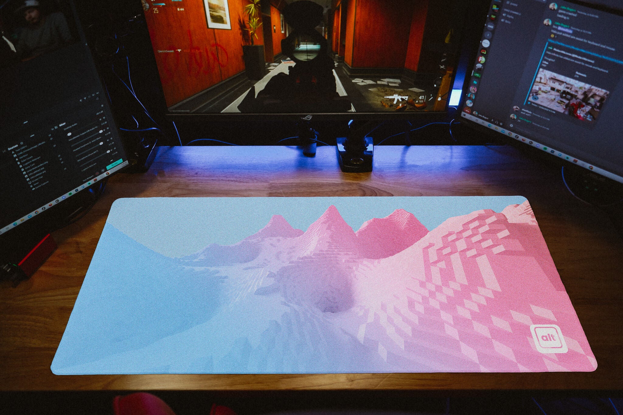 Pixel Mountains Mousepad