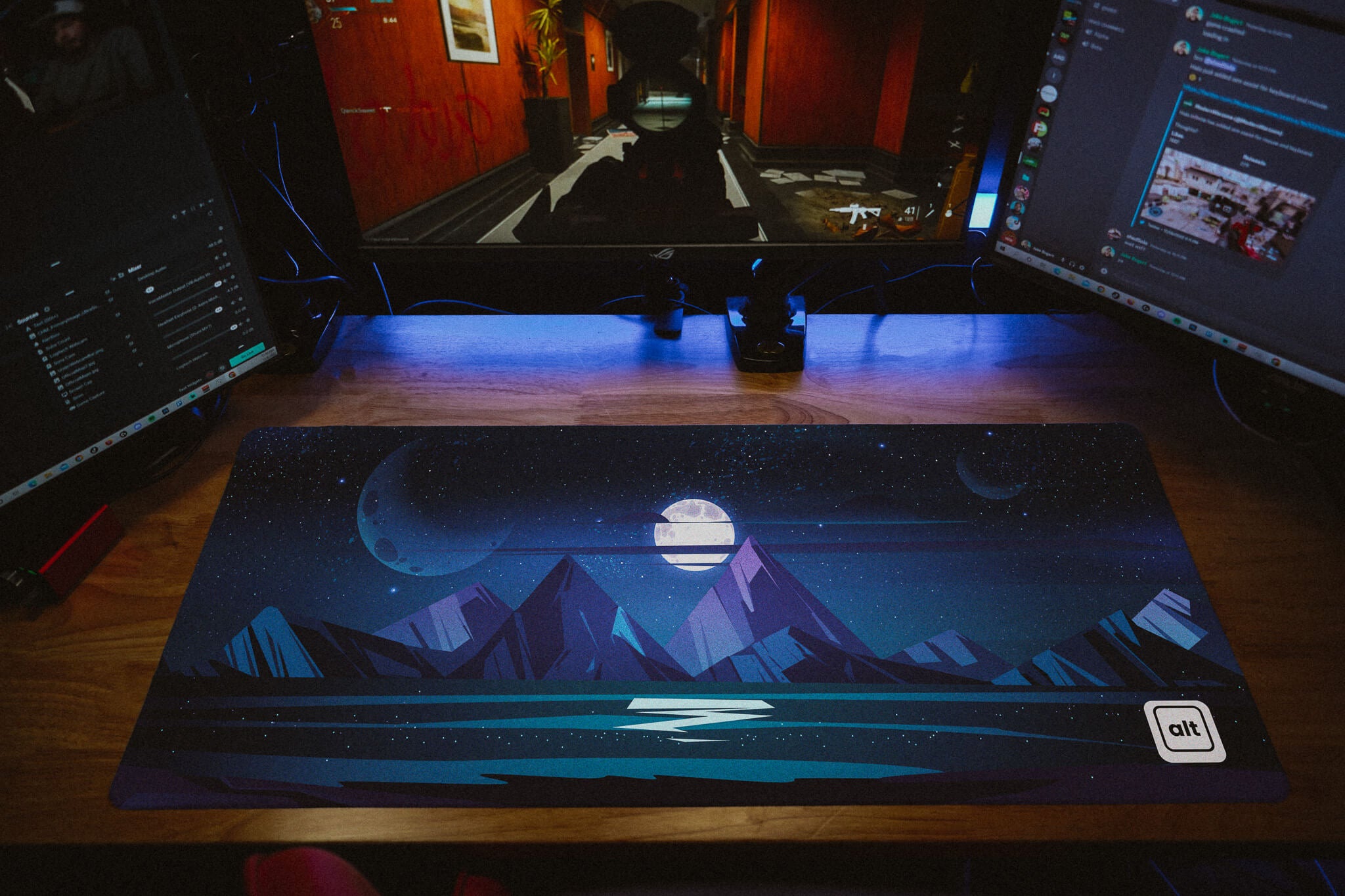 Nightfall Lagoon Mousepad