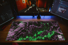 Purple Green Lava Mousepad - [alt_customs]